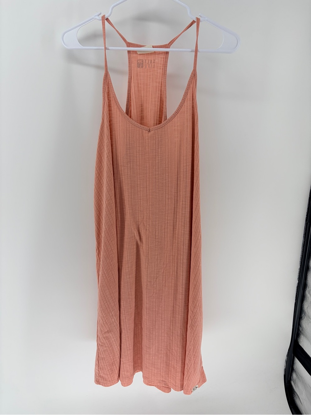 Salt Life Sunset Swell Ribbed Racerback Coverup Dress Flowy Pink XL